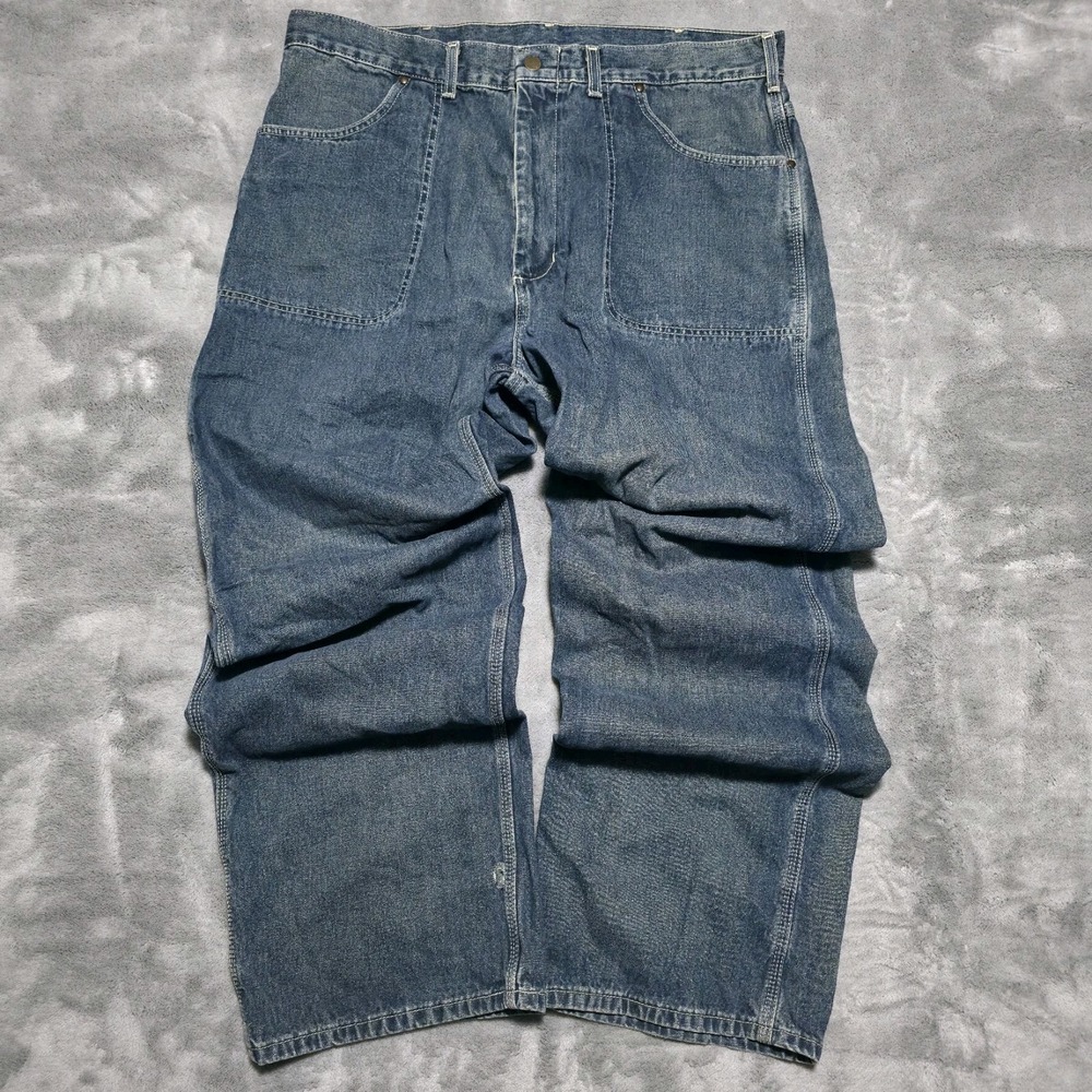 Vintage Ralph Lauren Polo Jeans Marine Carpenter Mens 38 x 34 Blue Denim Y2K